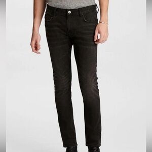 John Varvatos Matchstick Fit Black Denim Skinny Jeans Sz. 32